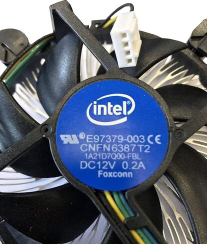 Intel E97379-003 Core i3/i5/i7 Socket 1150/1155/1156 4-Pin Connector CPU Cooler with Aluminum Heatsink and 3.5-Inch Fan for Desktop PC Computer in Saudi Arabia