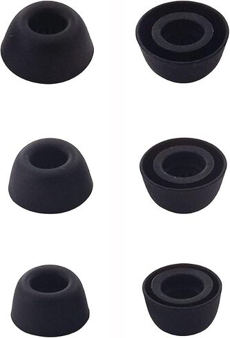 ALXCD Ear Tips Compatible with Jabra Elite 85t Earbuds, S/M/L 3 Sizes 3 Pairs Soft Silicone Replacement Tips Earbuds Tips, Compatible with Jabra Elite 85t, 3 Pairs, SML Black in Saudi Arabia