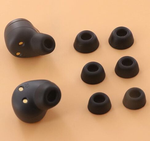 ALXCD Ear Tips Compatible with Jabra Elite 85t Earbuds, S/M/L 3 Sizes 3 Pairs Soft Silicone Replacement Tips Earbuds Tips, Compatible with Jabra Elite 85t, 3 Pairs, SML Black in Saudi Arabia