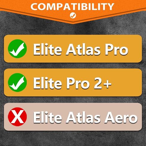 وسائد الأذن المتوافقة مع Elite Pro 2 + / Pro 2 / Elite Atlas Pro Headphone I وسادة أذن بديلة من جل التبريد مع رغوة الميكروفون - لا تناسب Elite Atlas Aero (جل التبريد) in Saudi Arabia