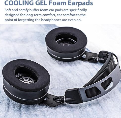وسائد الأذن المتوافقة مع Elite Pro 2 + / Pro 2 / Elite Atlas Pro Headphone I وسادة أذن بديلة من جل التبريد مع رغوة الميكروفون - لا تناسب Elite Atlas Aero (جل التبريد) in Saudi Arabia