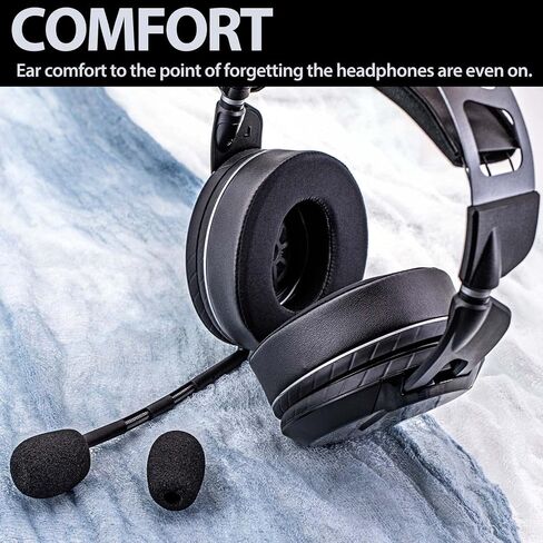 وسائد الأذن المتوافقة مع Elite Pro 2 + / Pro 2 / Elite Atlas Pro Headphone I وسادة أذن بديلة من جل التبريد مع رغوة الميكروفون - لا تناسب Elite Atlas Aero (جل التبريد) in Saudi Arabia
