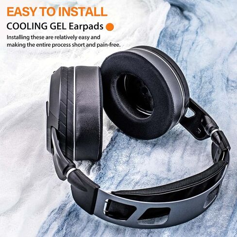 وسائد الأذن المتوافقة مع Elite Pro 2 + / Pro 2 / Elite Atlas Pro Headphone I وسادة أذن بديلة من جل التبريد مع رغوة الميكروفون - لا تناسب Elite Atlas Aero (جل التبريد) in Saudi Arabia