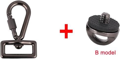 محول حامل ثلاثي القوائم لكاميرا DSLR مقاس 1/4 بوصة برغي تثبيت مع خطاف تعليق آمن للكاميرا وحزام الكتف وحزام الرقبة وإكسسوارات الحزام in Kuwait