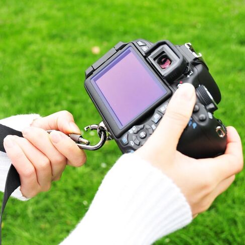 محول حامل ثلاثي القوائم لكاميرا DSLR مقاس 1/4 بوصة برغي تثبيت مع خطاف تعليق آمن للكاميرا وحزام الكتف وحزام الرقبة وإكسسوارات الحزام in Kuwait