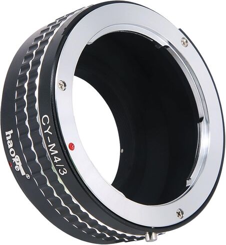 Haoge Manual Lens Mount Adapter for Contax/Yashica C/Y CY Mount Lens to Olympus and Panasonic Micro Four Thirds MFT M4/3 M43 Mount Camera in Saudi Arabia