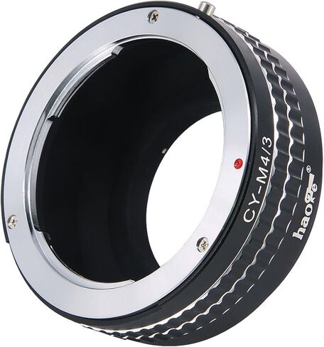 Haoge Manual Lens Mount Adapter for Contax/Yashica C/Y CY Mount Lens to Olympus and Panasonic Micro Four Thirds MFT M4/3 M43 Mount Camera in Saudi Arabia
