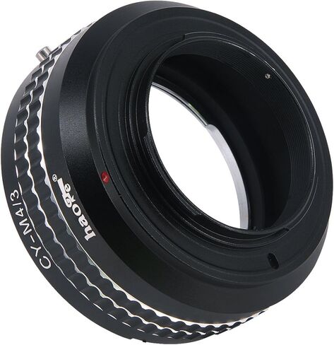 Haoge Manual Lens Mount Adapter for Contax/Yashica C/Y CY Mount Lens to Olympus and Panasonic Micro Four Thirds MFT M4/3 M43 Mount Camera in Saudi Arabia