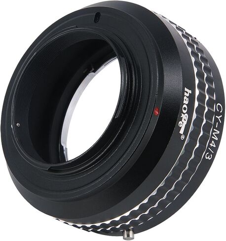 Haoge Manual Lens Mount Adapter for Contax/Yashica C/Y CY Mount Lens to Olympus and Panasonic Micro Four Thirds MFT M4/3 M43 Mount Camera in Saudi Arabia