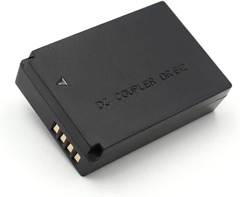 استبدال مقرنة التيار المستمر HCJYC DR-E12 لبطارية LP-E12، واستبدال كابل طاقة محول USB DC لمحول طاقة التيار المتردد ACK-E12، مناسب لكاميرات Canon EOS M وEOS M2 وEOS M10 وEOS M100 وEOS M50 in Kuwait
