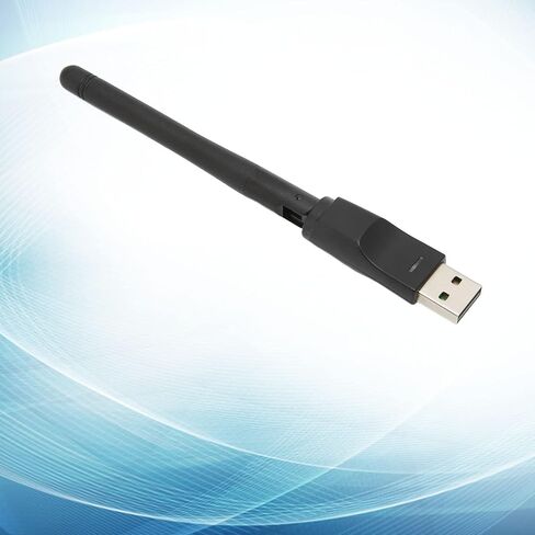 2.4 جيجا هرتز لاسلكي 300 متر عالي السرعة USB واي فاي، محول شبكة USB عالي السرعة 2dBi هوائي كسب الكمبيوتر يدعم 802.11b G N Protocol، متوافق مع ويندوز 7/8/10/Vista in Kuwait