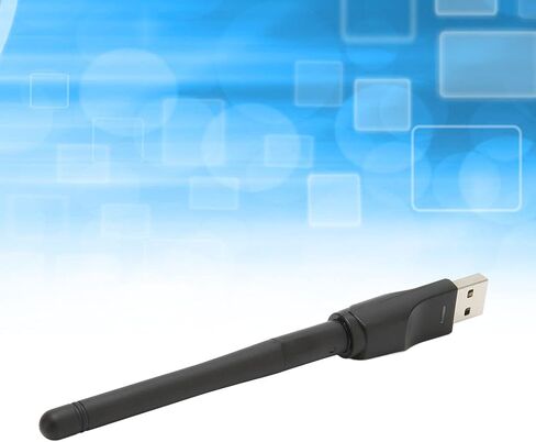 2.4 جيجا هرتز لاسلكي 300 متر عالي السرعة USB واي فاي، محول شبكة USB عالي السرعة 2dBi هوائي كسب الكمبيوتر يدعم 802.11b G N Protocol، متوافق مع ويندوز 7/8/10/Vista in Kuwait