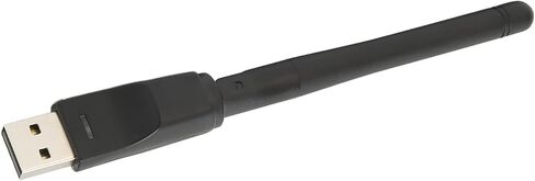 2.4 جيجا هرتز لاسلكي 300 متر عالي السرعة USB واي فاي، محول شبكة USB عالي السرعة 2dBi هوائي كسب الكمبيوتر يدعم 802.11b G N Protocol، متوافق مع ويندوز 7/8/10/Vista in Kuwait