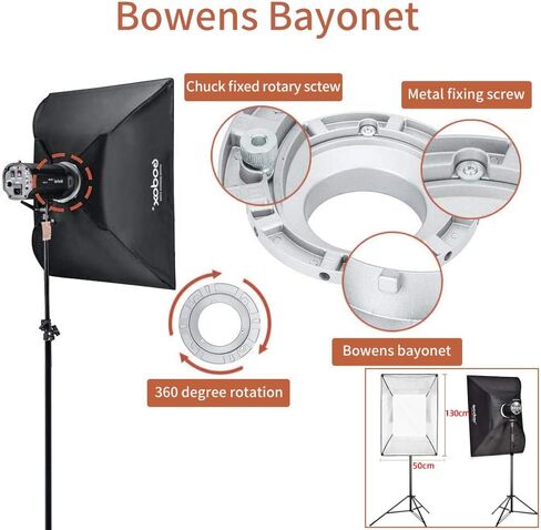 Godox 35x160cm Rectangular Softbox Bowens Mount for Studio Monolight Flash Portrait Photography (14 x 63 inch) in Kuwait
