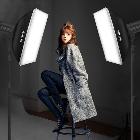 Godox 35x160cm Rectangular Softbox Bowens Mount for Studio Monolight Flash Portrait Photography (14 x 63 inch) in Kuwait