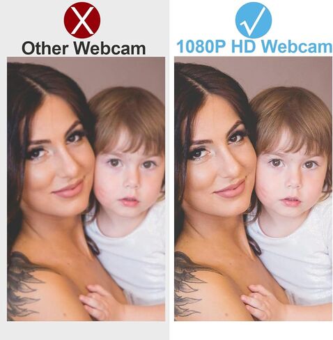 كاميرا ويب NUNET 1080p USB مع. كاميرا ترايبود متدفقة للكمبيوتر الشخصي ث. متوافق مع الميكروفون. حامل يعمل بنظام التشغيل Windows Android وMac مقاس 18-60 بوصة مع مقبض رأس دائري لتكبير/تصغير المؤتمرات عبر مكالمات الفيديو المباشرة in Kuwait