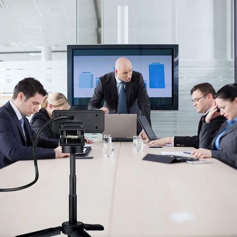 كاميرا ويب NUNET 1080p USB مع. كاميرا ترايبود متدفقة للكمبيوتر الشخصي ث. متوافق مع الميكروفون. حامل يعمل بنظام التشغيل Windows Android وMac مقاس 18-60 بوصة مع مقبض رأس دائري لتكبير/تصغير المؤتمرات عبر مكالمات الفيديو المباشرة in Kuwait