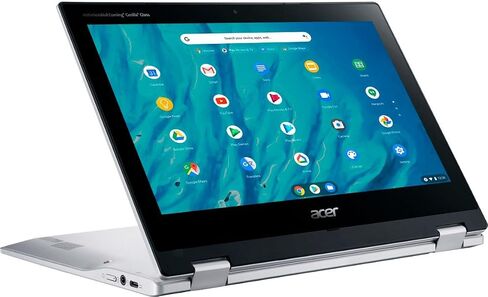 جهاز كمبيوتر محمول acer Chromebook Spin 2023 Flagship قابل للتحويل x360، شاشة لمس عالية الدقة 11.6 بوصة 2 في 1 IPS، معالج MediaTek MT8183C ثماني النواة، ذاكرة الوصول العشوائي 4 جيجابايت، 64 جيجابايت eMMC، Wi-Fi 5، بطارية طويلة اليوم، نظام التشغيل Chrome + in Saudi Arabia