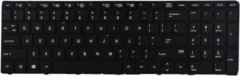 لوحة مفاتيح بديلة SUNMALL متوافقة مع HP ProBook 450 G3 455 G3 470 G3 650 G2 655 G2 450 G4 455 G4 470 G4 HSTNN-Q95C مع إضاءة خلفية بدون مؤشر in Saudi Arabia