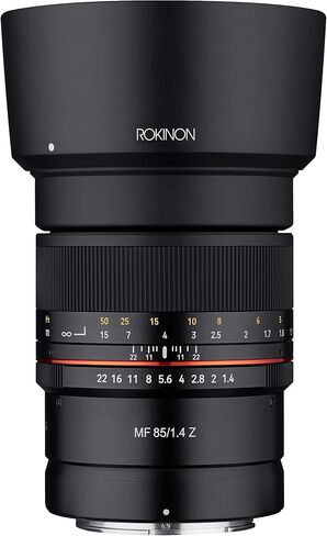 Rokinon 85mm F1.4 Weather Sealed High Speed Telepoto Lens for Nikon Z Mirrorless Cameras in Saudi Arabia