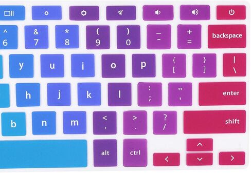 Keyboard Skin Compatible for Dell Inspiron 11" Chromebook 3100 C3181 P22T 3120 3180 3181 3189 5190 & Dell Chromebook 13 3380 (NOT Compatible for Dell Inspiron 11 Windows System Laptop 3180) Ombre Pink in Kuwait