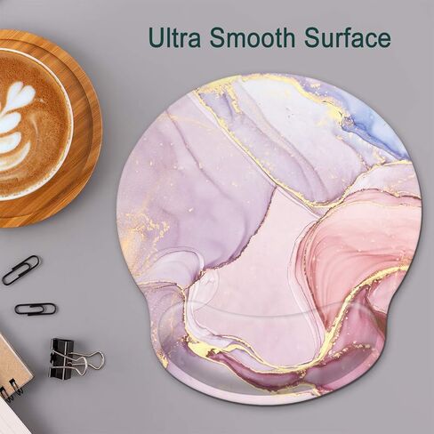 Pemlari [أكبر بنسبة 30%] مجموعة مسند المعصم المريحة للوحة الماوس ومسند المعصم للوحة المفاتيح مع قاعدة مطاطية مضادة للانزلاق، سهلة الكتابة وتخفيف الألم، لأجهزة الكمبيوتر المحمول والمكتب المنزلي للألعاب، ماندالا in Kuwait