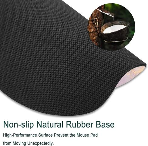 Pemlari [أكبر بنسبة 30%] مجموعة مسند المعصم المريحة للوحة الماوس ومسند المعصم للوحة المفاتيح مع قاعدة مطاطية مضادة للانزلاق، سهلة الكتابة وتخفيف الألم، لأجهزة الكمبيوتر المحمول والمكتب المنزلي للألعاب، ماندالا in Kuwait