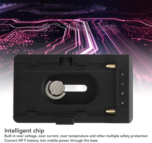 لوحة محول البطارية NP F، لوحة بطارية NPF متعددة الاستخدام، منفذ إخراج DC12V DC8V 18 وات USB لبطارية NP F970 F750 F550 in Kuwait