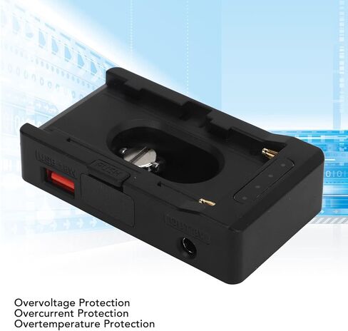 لوحة محول البطارية NP F، لوحة بطارية NPF متعددة الاستخدام، منفذ إخراج DC12V DC8V 18 وات USB لبطارية NP F970 F750 F550 in Kuwait