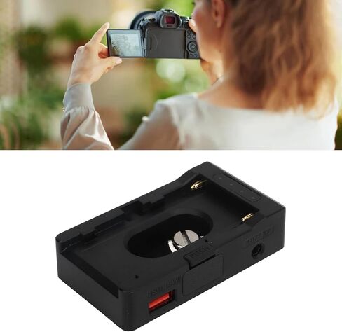 لوحة محول البطارية NP F، لوحة بطارية NPF متعددة الاستخدام، منفذ إخراج DC12V DC8V 18 وات USB لبطارية NP F970 F750 F550 in Kuwait