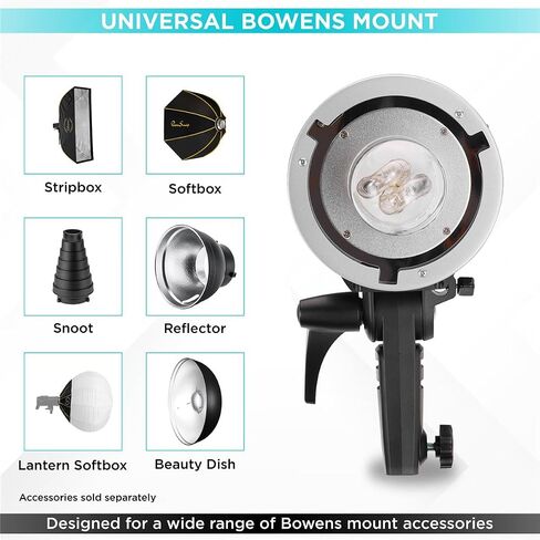 Flashpoint XPLOR 600 TTL Li-ion Battery-Powered HSS Strobe Light with Built-in R2 2.4GHz, Bowens Mount 600w Wireless Monolight with 450 Full-Power Flashes for Outdoor Strobe Light Photography in Saudi Arabia