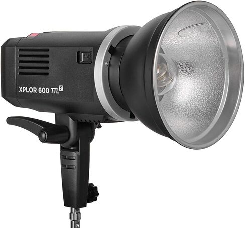 Flashpoint XPLOR 600 TTL Li-ion Battery-Powered HSS Strobe Light with Built-in R2 2.4GHz, Bowens Mount 600w Wireless Monolight with 450 Full-Power Flashes for Outdoor Strobe Light Photography in Saudi Arabia