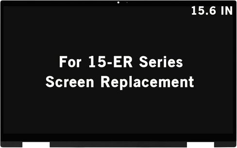 HOYRTDE 15.6" Replacement for HP Pavilion x360 15-er 15t-er 15-er0xxx 15-er0000 15t-er0xx 15t-er000 M45119-001 M45118-001 FullHD 1080P IPS LCD Display Touch Screen Digitizer Assembly with Bezel in Saudi Arabia