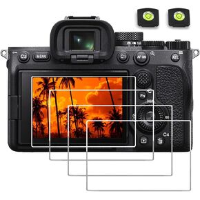 debous Alpha 7 IV ZV-E1 7C II A6700 Screen Protector for Sony Alpha ZV-E1 A7CII A6700 7 IV A7 IV A7IV A7MIV A7M4 A7M IV 4 Mark IV, Anti-Scratch 9H Hard Tempered Glass Film Bubble Free (4+2pack) in Saudi Arabia