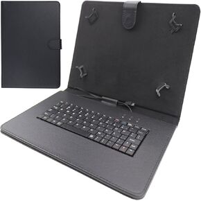 AIJAKO Universal 9.6-10.1 Inch Type C Keyboard Cases for Dragon Touch Max10/VANKYO MatrixPad S10 S20/Pritom TronPad L10/TECLAST P20HD/LNMBBS P401/AOYODKG 10,Keyboard Cover (Connection by USB Type C) in Saudi Arabia