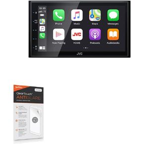 BoxWave Screen Protector Compatible with JVC KW-M56BT (Screen Protector by BoxWave) - ClearTouch Crystal (2-Pack), HD Film Skin - Shields from Scratches