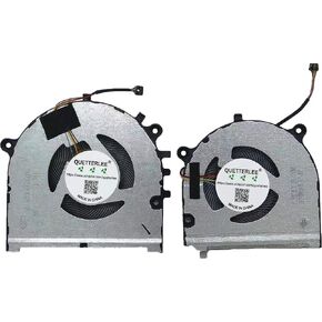 QUETTERLEE Replacement New Laptop CPU+GPU Cooling Fan for Lenovo ThinkBook 14S-IWL 14S-IML K4-IWL S540-14IWL 6Pro-14IWL Series DFS5K123043630 FLDU DFS150305180T FL05 DC5V 0.5A Fan in Kuwait