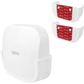 حامل جداري بدون براغي لحامل eero Pro 6 شبكي ثلاثي الموجات Wi-Fi 6، لا يتطلب أدوات، سهل التركيب، بدون حفر، حامل لاصق VHB قوي من HOLACA (عبوة واحدة) in Kuwait