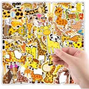 50 قطعة ملصقات الزرافة ، ملصقات فينيل مضادة للماء للزجاجة ، الثلاجة ، الكمبيوتر ، الأمتعة ، التزلج ، الجيتار ، ملصقات للأطفال ، المراهقين ، الأولاد ، الفتيات (غير متكررة) in Kuwait