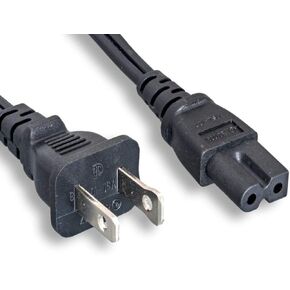 Monoprice Power Cord - 10 Feet - Black | Polarized NEMA 1-15P to Polarized IEC 60320 C7, 18AWG, 10A, 125V in Saudi Arabia