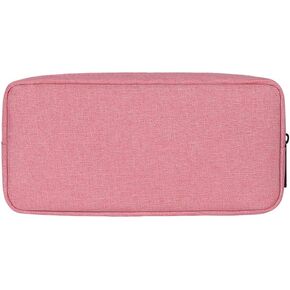 Universal Electronics/Accessories Soft Carrying Case Bag, Durable & Light-Weight,Suitable for Out-Going, Business, Travel and Cosmetics Kit（Pink） in Kuwait