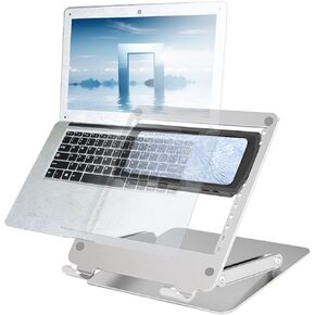 CatXQ Laptop Cooling Pads,Semiconductor Cooler with Adjustable Computer Stand for MacBook Notebook - Silvery in Kuwait