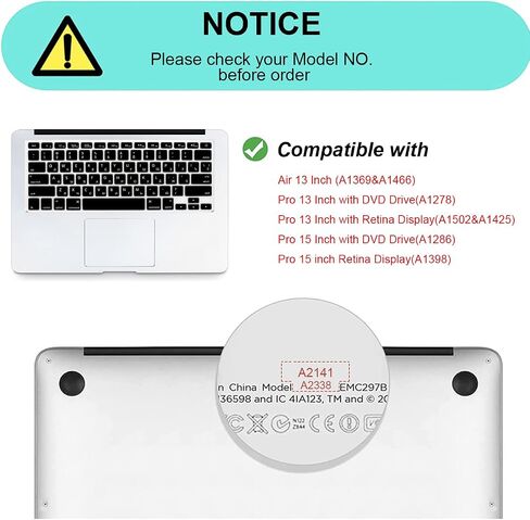 Arabic US Silicone Keyboard Skin for MacBook Air & Pro 13/15 inch in Kuwait
