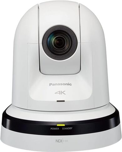 Panasonic 20x Zoom 4K PTZ Camera with 3G/HD/SD-SDI & HDMI Output and NDI (White) (AW-UN70W) + Deluxe Cleaning Kit + HDMI Cable + Wire Straps - Base Bundle in Saudi Arabia