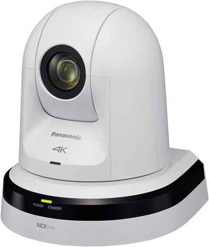 Panasonic 20x Zoom 4K PTZ Camera with 3G/HD/SD-SDI & HDMI Output and NDI (White) (AW-UN70W) + Deluxe Cleaning Kit + HDMI Cable + Wire Straps - Base Bundle in Saudi Arabia
