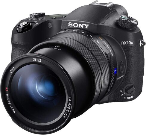 كاميرا سوني سايبر شوت DSC-RX10 IV DSCRX10M4/B مع حقيبة ناعمة، بطارية إضافية، بطاقة ذاكرة 64 جيجابايت، قارئ بطاقات، بالإضافة إلى الملحقات الأساسية (متجددة) in Kuwait