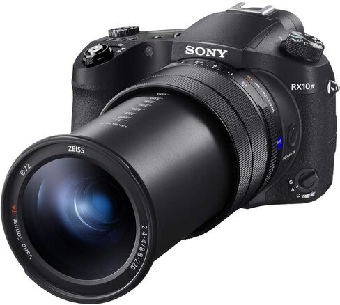 كاميرا سوني سايبر شوت DSC-RX10 IV DSCRX10M4/B مع حقيبة ناعمة، بطارية إضافية، بطاقة ذاكرة 64 جيجابايت، قارئ بطاقات، بالإضافة إلى الملحقات الأساسية (متجددة) in Kuwait