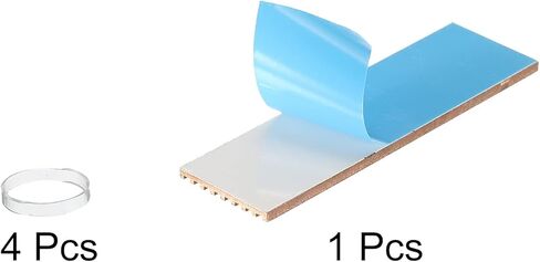 مجموعة مبدد الحرارة MECCANIXITY M.2 من النحاس النقي 70x21x4 مم للكمبيوتر المحمول M.2 2280 SSD مع شريط لاصق ذاتي و4 قطع من الحلقات المطاطية in Kuwait