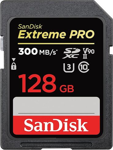 بطاقة ذاكرة سانديسك اكستريم برو SDXC UHS-II سعة 256 جيجابايت - C10، U3، V90، 8K، 4K، فيديو عالي الدقة بالكامل، بطاقة SD - SDSDXDK-256G-GN4IN in Saudi Arabia