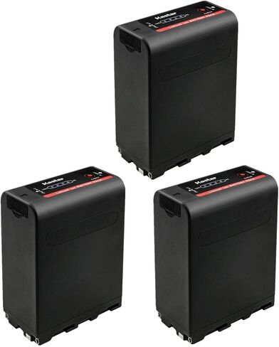 Kastar NP-F990EXP بطارية بديلة لسوني NP-F330 NP-F550 NP-F570 NP-F730 NP-F750 NP-F770 NP-F780 NP-F930 NP-F950 NP-F960 NP-F970 NP-F970Pro NP-F980 بطارية NP-F990 NP-F990Pro NP-F990Exp in Kuwait